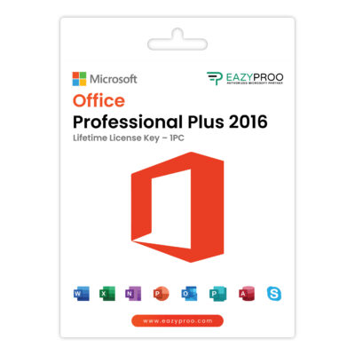 ‎Microsoft Office 2016 Pro Plus  – Lifetime License Key – 1PC