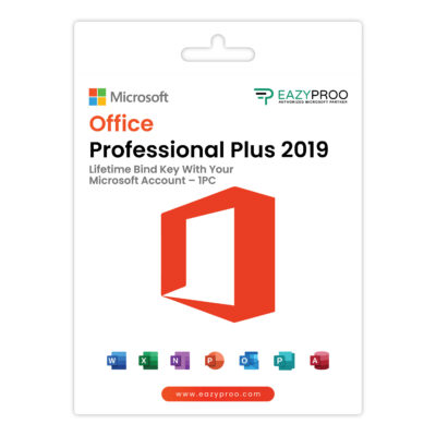Microsoft Office 2019 Pro Plus – Lifetime Bind Key With Your Microsoft Account – 1PC