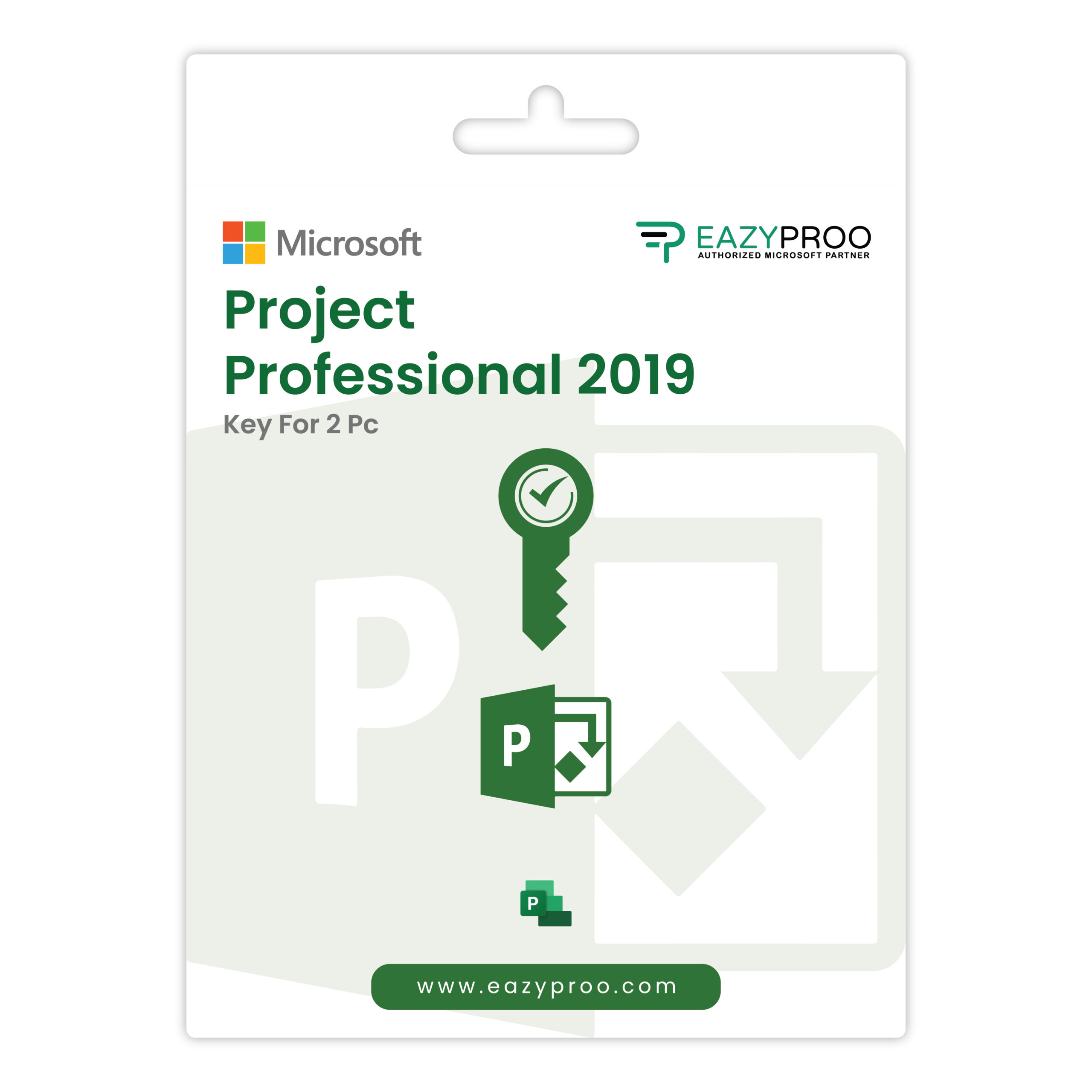 ‎Microsoft Project 2019 Professional Key For 2 Pc