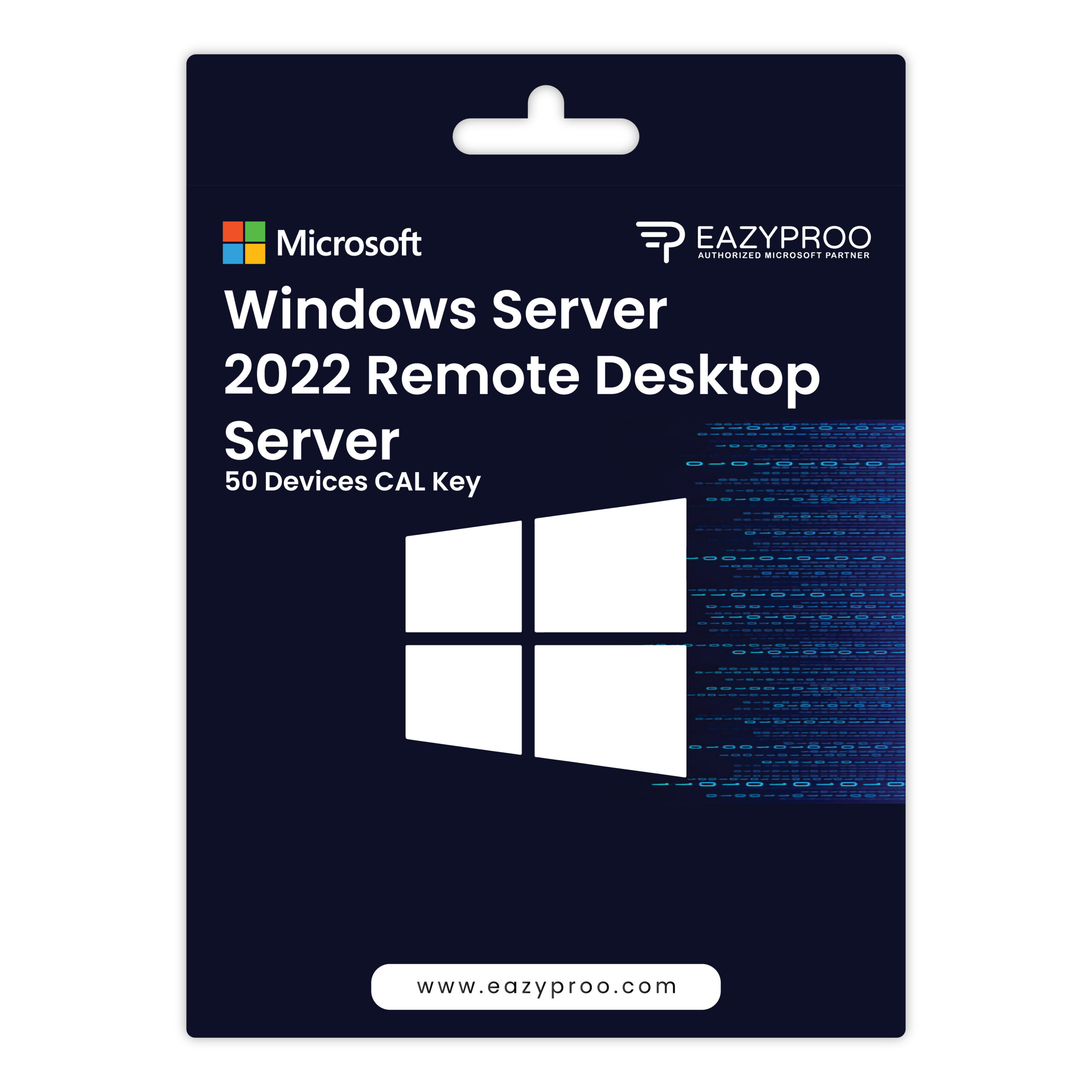 Windows Server 2022 Remote Desktop 50 Devices CAL Key