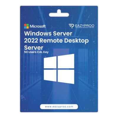 Windows Server 2022 Remote Desktop Server 50 Users CAL Key